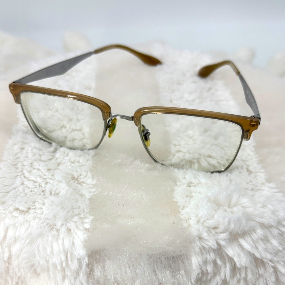 Ray-Ban Tan Silver Men’s Glasses